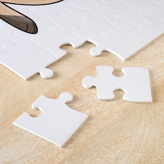 Meerkat met bril legpuzzel (Zijkant)