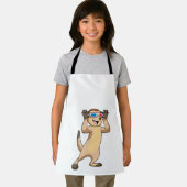 Meerkat met bril schort (Insitu)