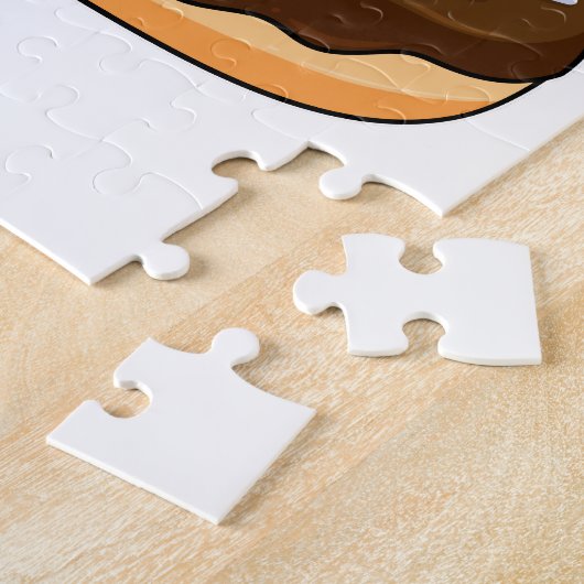 Meerkat met Donut Legpuzzel (Zijkant)