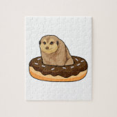 Meerkat met Donut Legpuzzel (Verticaal)