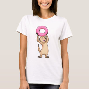 Meerkat met Donut T-shirt