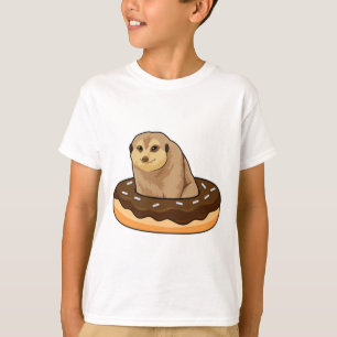 Meerkat met Donut T-shirt