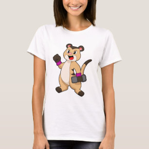 Meerkat met Dumbbell T-shirt