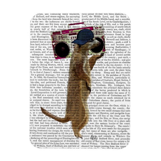 Meerkat met getto Blaster 2 van de Boom Box Magneet (Verticaal)