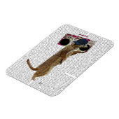 Meerkat met getto Blaster 2 van de Boom Box Magneet (Linkerzijde)