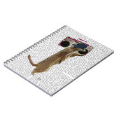 Meerkat met getto Blaster 2 van de Boom Box Notitieboek (Linkerzijde)