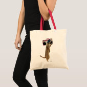 Meerkat met getto Blaster 2 van de Boom Box Tote Bag (Voorkant (product))