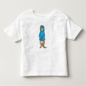 Meerkat met Hoodie Kinder Shirts (Voorkant)