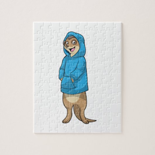Meerkat met Hoodie Legpuzzel (Verticaal)