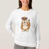 Meerkat met Horn T-shirt (Voorkant)