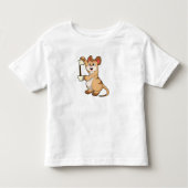Meerkat met koffie en koffie.PNG Kinder Shirts (Voorkant)