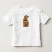 Meerkat met Muffin Kinder Shirts (Voorkant)
