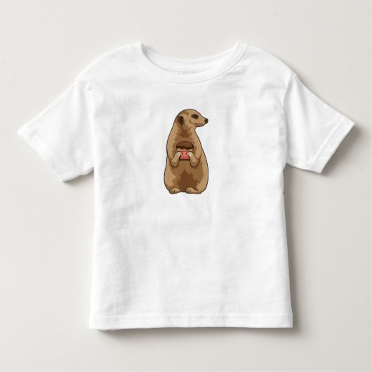 Meerkat met Muffin Kinder Shirts (Voorkant)