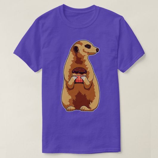 Meerkat met Muffin T-shirt (Design voorkant)