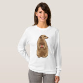Meerkat met Muffin T-shirt (Voorkant volledig)