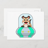 Meerkat met onderzeeër briefkaart (Voorkant / Achterkant)