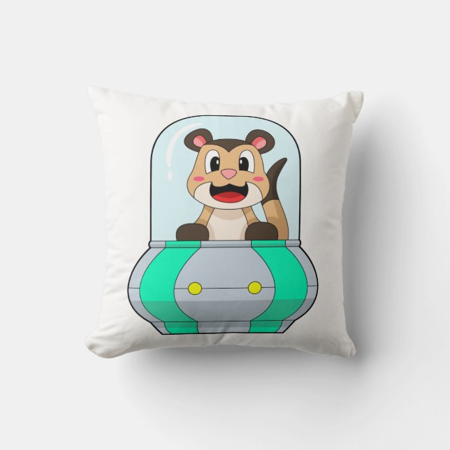 Meerkat met onderzeeër kussen (Voorkant)