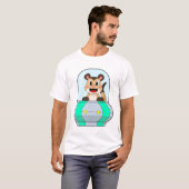 Meerkat met onderzeeër t-shirt (Voorkant volledig)