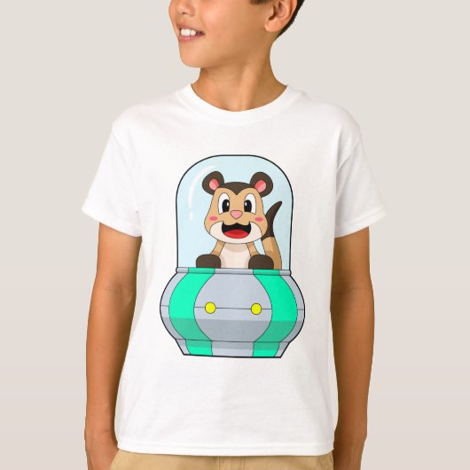 Meerkat met onderzeeër t-shirt (Voorkant)