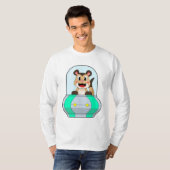 Meerkat met onderzeeër t-shirt (Voorkant volledig)