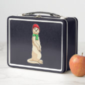 Meerkat met Pet en Scarf (In situ)