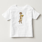 Meerkat met Pizza Kinder Shirts (Voorkant)