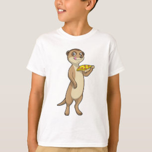 Meerkat met Pizza T-shirt