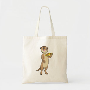 Meerkat met Pizza Tote Bag