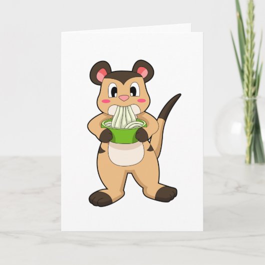 Meerkat met Ramen Kaart (Voorkant)