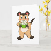 Meerkat met Ramen Kaart (Gele Bloem)