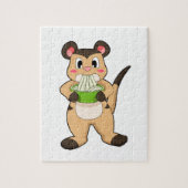 Meerkat met Ramen Legpuzzel (Verticaal)