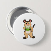 Meerkat met Ramen Ronde Button 7,6 Cm (Voorkant /achterkant)