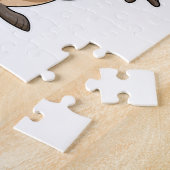 Meerkat met regenjas legpuzzel (Zijkant)