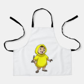 Meerkat met regenjas schort (Voorkant)