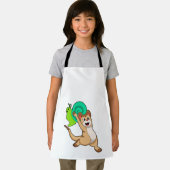 Meerkat met Snail.PNG Schort (Insitu)