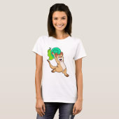 Meerkat met Snail.PNG T-shirt (Voorkant volledig)