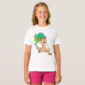 Meerkat met Snail.PNG T-shirt (Voorkant volledig)