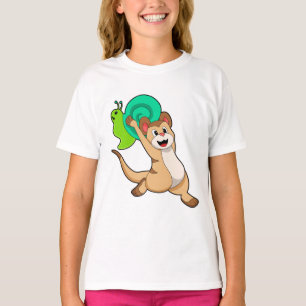 Meerkat met Snail.PNG T-shirt