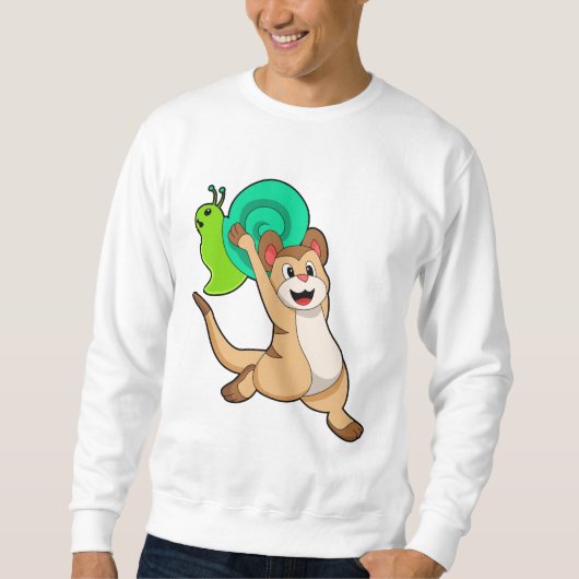 Meerkat met Snail.PNG Trui (Voorkant)
