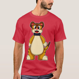 Meerkat met Stropdassen bril T-shirt