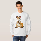 Meerkat met tas t-shirt (Voorkant volledig)