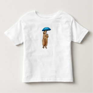 Meerkat met Umbrella Kinder Shirts