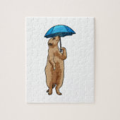 Meerkat met Umbrella Legpuzzel (Verticaal)