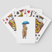 Meerkat met Umbrella Pokerkaarten (Achterkant)