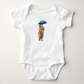 Meerkat met Umbrella Romper (Voorkant)