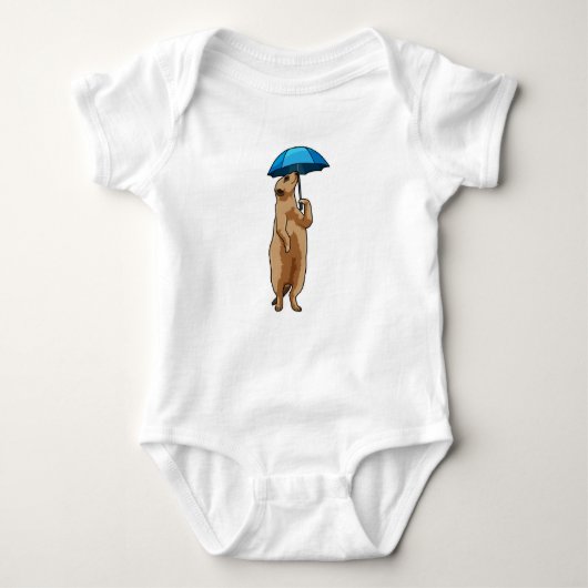 Meerkat met Umbrella Romper (Voorkant)