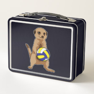 Meerkat met volleybal