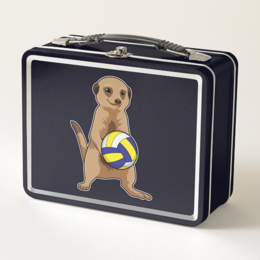 Meerkat met volleybal (Voorkant)