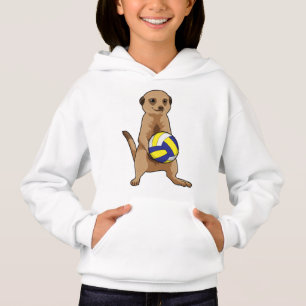 Meerkat met volleybal