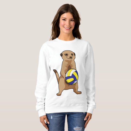 Meerkat met volleybal trui (Voorkant volledig)